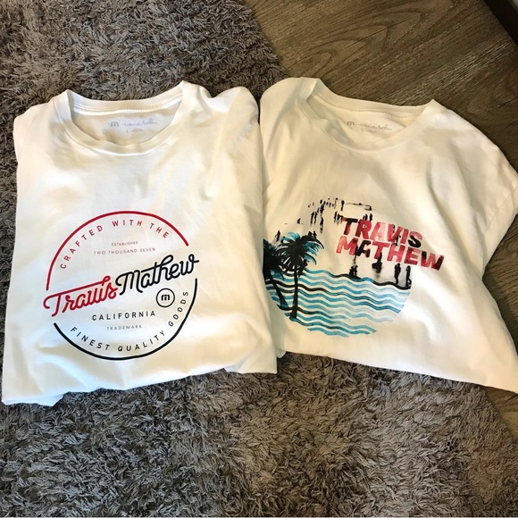 Travis Mathew Shirts Travis Mathew Bundle Of Tshirts Large Poshmark